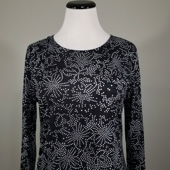 New Kenneth Cole Coquette Ruched Layered Tee Top M Womens Blouse - Picture 3 of 10